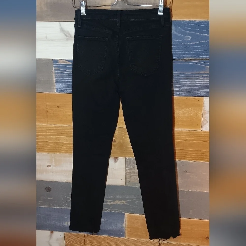 Just Black Denim Jeans Slim Leg 27 Black